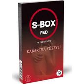 TeknoKapsül S-Box Kabartma Yüzeyli Prezervatif 12LI