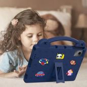 teknosepetim Galaxy Tab A9 8.7 inç X110 X113 X115 X117 Uyumlu Kılıf Tablet Standlı Silikon Çocuklara Özel Unicorn Panda Balık Figürlü Tablet Kılıfı Arkadaki tutucu sevimli ve katlanabilir (Lacivert Tablet Kılıfı)