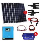Teknovasyon Arge Güneş Enerjisi Bağ Evi Solar Paketi 5 KVA İnverter 330 W Güneş Paneli 150ah Jel Akü