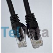 Teldata TLD-300S Cat6 3 mt Siyah UTP Patch Kablo