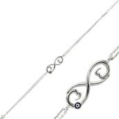 Teleplus Nazarlı Sozsuzluk Gümüş Kadın Bileklik