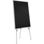 Teleskopik Ayaklı Yazı Tahtası, Siyah, 65X100 Cm, Şık ve Kullanışlı Tasarım - Ahşap - Beyaz - Seçenek 1