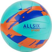 Telvesse Allsix V100 Yeşil-Mavi Voleybol Topu Öğretici 260-280 Gr YENİ SERİ