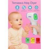 Temassız Ateş Ölçer Alından Ölçer Ad801