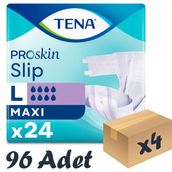 Tena Proskin Slip Maxi 8 Damla Büyük Boy Large 96 Adet Belbantlı Hasta Bezi
