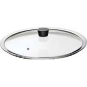 Tencere Kapağı, Paslanmaz Çelik-Cam, 33 cm