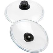 Tencere ve Tavalar Için Cam Tencere Kapağı Yüksek Isıya Ocak + Fırına Dayanıklı Pyrex Cam K - Standart