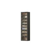 Terracy Home & Garden 9 Raflı Çok Amaçlı, Geniş, Katlanabilir Dolap, Ayakkabılık ve Raf, Antrasit Gri