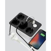 Terrien 3 USB Çıkışlı 4’lü Akıllı Priz 2500W 2 Metre Kablo - Çok Renkli