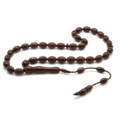 Tesbihane Sistemli Koyu Renk Arpa Kesim Kuka Tesbih