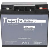 Tesla Solar Jel 12 V 20 Ah Akü