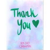 Thank You Konfetili 4'lü Kart - Yeşil - Standart