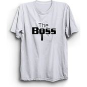The Boss, Patron, Kravat Tişört - Beyaz