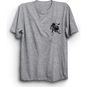 The Fame Aslan Burcu Leo Astroloji Gri Kadın T-shirt