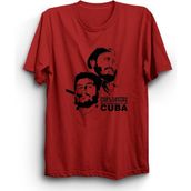 The Fame Che Guevara Fidel Castro Revolutionalist Of Cuba Küba Kırmızı Kadın T-shirt