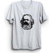 The Fame Karl Marx Beyaz Kadın T-shirt