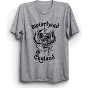 The Fame Motörhead England Classical Logo Rock Metal Grup Gri Unisex T-shirt