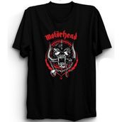 The Fame Motörhead With Red Rock Metal Grup Siyah Unisex T-shirt