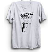 The Fame Okçuluk Archery Ok Yay Beyaz Kadın T-shirt
