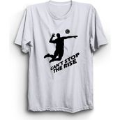 The Fame Voleybol Volleyball Cant Stop The Rise Beyaz Kadın T-shirt