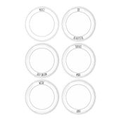 The Mia Daily Tunes 26 cm 6'lı Servis Tabağı Set