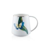 The Mia KPA0262 340 cc Folium Blue Porselen Kupa