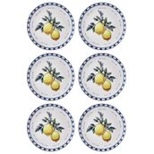 The Mia ODL004 26 cm Odore Di Limone 6'lı Servis Tabağı Set