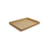 The Mia TPS0067 Wicker 40x31 CM Bambu Tepsi