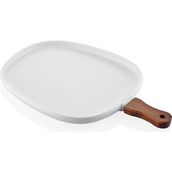 The Mia Woody Beyaz Porselen 38x25 cm Servislik