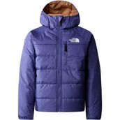 The North Face NF0A82DAOSX1 İki Taraflı Kaz Tüyü Kapşonlu Mavi Erkek Çocuk Ceketi