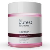 The Purest Solutions 0.6% Azelaic Acid + 0.6% Malic Acid Fruit Enzyme Powder Exfoliator & 55 gr Peeling