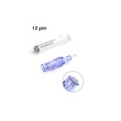 TheBeautyStore Mini Electric Plamax Mezoterapi Dermapen Iğnesi 12 Pin (1 ADET) Iğne Şırınga