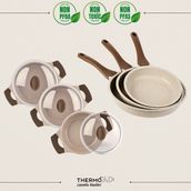Thermoad 9 Parça Graneu Serisi Vizon Tava ve Sahan Seti