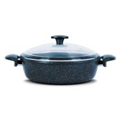 Thermoad Gri 28 cm Granit Basık Pilav Karnıyarık Tencere