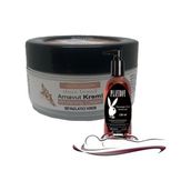 Three Brand Whitening Cream 3 Adet Arnavut Kremi 50ML Aklık Kremi Ile 120ML Playboy Masaj Yağı