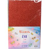 Ticon Eva Simli Elişi Kağıdı 2 mm 20 x 30 cm 10 Renkli 10 Adet Yaratıcı Projeler İçin