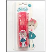 Ticon Sasta Lastik Saç Tokası Kırmızı Sticker Hediyeli 3 adet