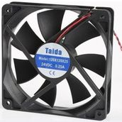 Tidar 120x120x25 mm 24 Vdc Kare Fan