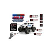 Tıfıl Toys Uzaktan Kumandalı 4 Fonksiyonlu 1/14 Ölçülü 27MHz Detaylı 4x4 Görünümlü Oyuncak Polis Arabası