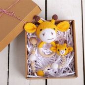Tiny Wood Hoşgeldin Bebek, Unisex, Yenidoğan Organik Bebek Hediye Seti - Sarı