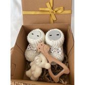 Tiny Wood Hoşgeldin Bebek, Unisex, Yenidoğan Organik Bebek Hediye Seti