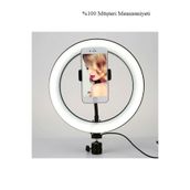 Tisul Ring Light Led Işıklı Sadece 10 Inç Halka Youtuber Tiktok Makyaj Işığı Halka Işık