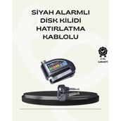 TKÇ Çift Modlu 110DB Alarmlı Disk Kilidi Suya Dayanıklı