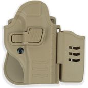 To Gun Holster Canık55 Tp9 Serisi Tabanca Kılıfı Önü Şarjörlüklü Beyaz - Bej