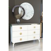 Tocco 1053 Ipek 6 Çekmeceli 120 Cm Mega Şifonyer