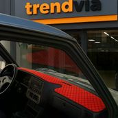 Tofaş Şahin Doğan Kartal Kırmızı Renk Yüksek Kapitone Ön Göğüs Torpido Kaplama Koruma Örtüsü