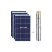 Tommatech 275 Watt 4 Adet Güneş Paneli ve Dc Solar Pompa Tak Çalıştır Hazır