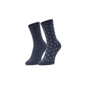 Tommy Hilfiger 100001493-004 2'li Lacivert Kadın Çorap