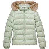 Tommy Hilfiger DW0DW18312 M1C Yeşil3 Kapüşonlu Kadın Montu