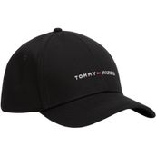 Tommy Hilfiger Erkekler Vakfı Paneli Pamuklu Şapka, siyah siyah), One Size